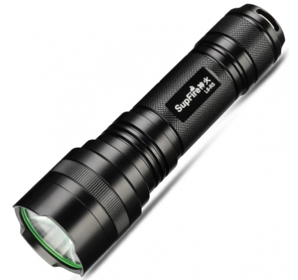 SuperFire L6-R5 8W Waterproof LED Flashlight/Torch 450 Lumens for Outdoor Camping